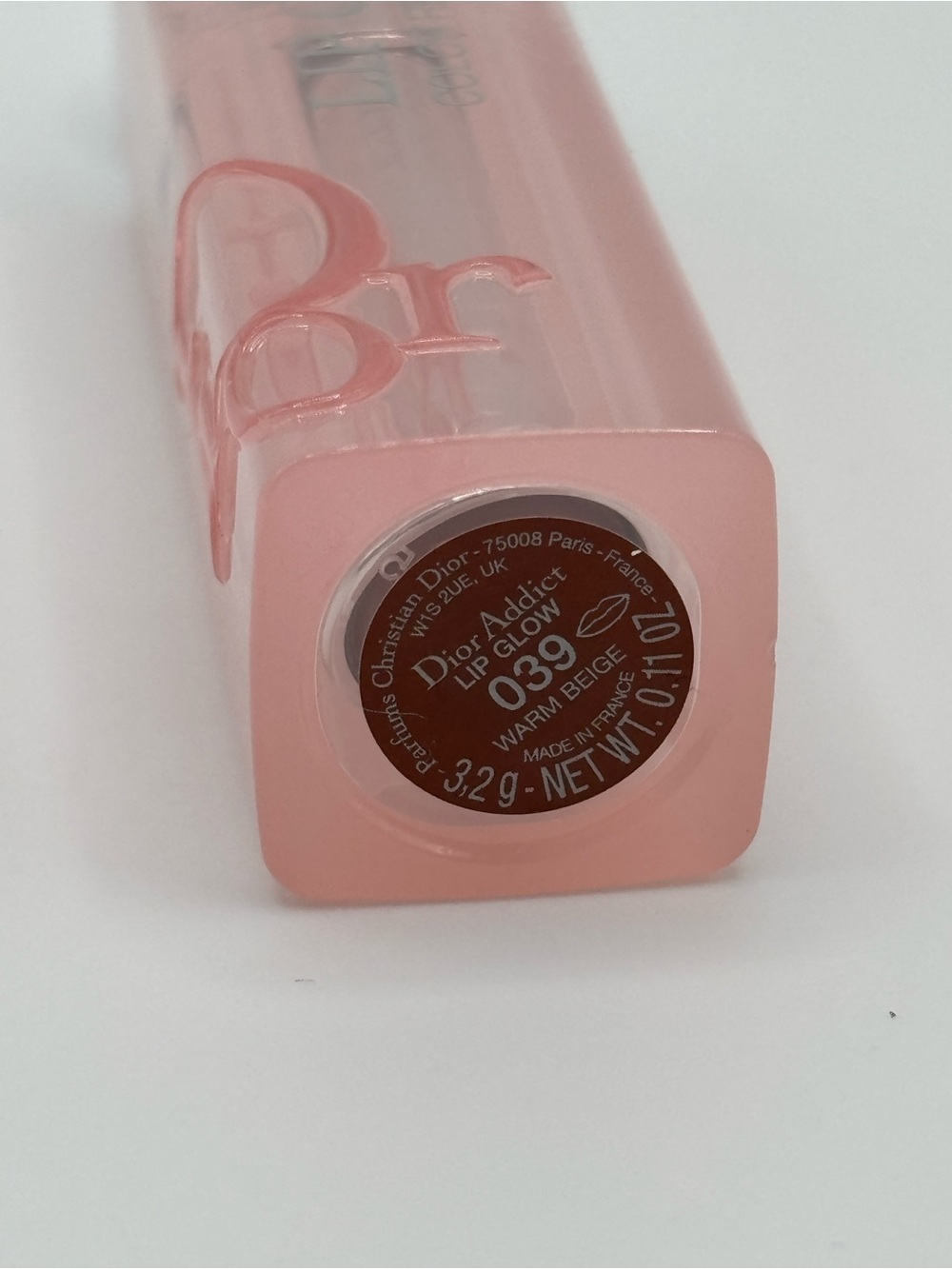 Dior Addict Lip Glow 039 Warm Beige Hydrating Color Reviver Balm NWOB Authentic - Picture 4 of 5